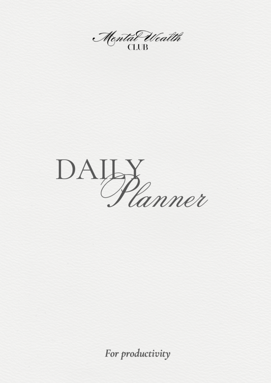 MWC Daily Planner Template (DOWNLOAD)